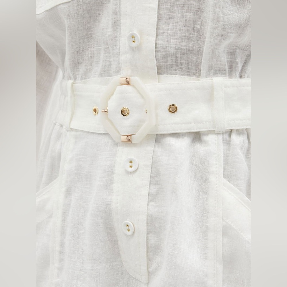 NEW: Zimmermann Estelle Playsuit Romper: Zimmermann Size 2 (US 6-8) - Picture 4 of 6